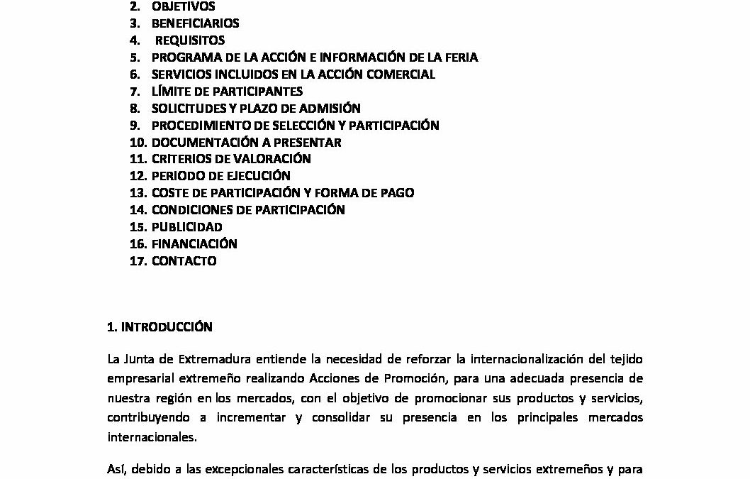 Convocatoria Feria ANUGA 2017
