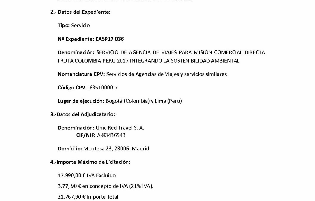 EASP17 036 Anuncio Adjudicacion