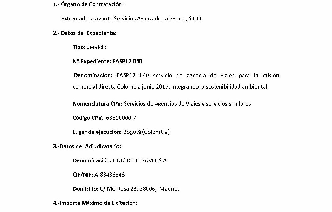 EASP17 040 Anuncio Adjudicacion