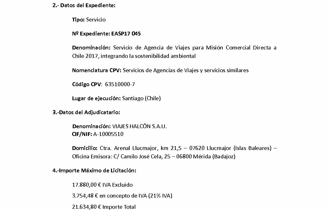 EASP17 045 Anuncio Adjudicacion