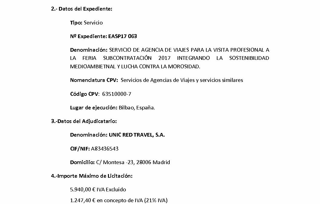 EASP17 063 Anuncio Adjudicacion