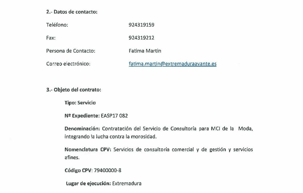 EASP 17 082 Anuncio licitación