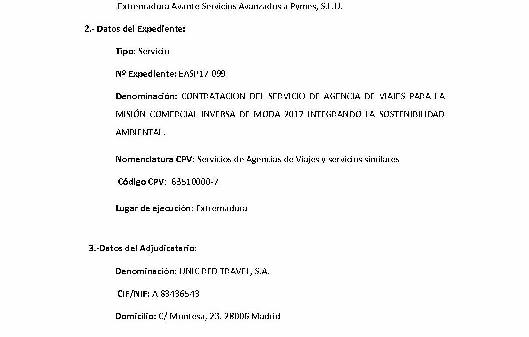 EASP17 099 Anuncio Adjudicacion