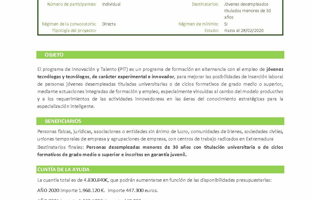 Ficha PIT 2020