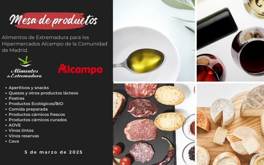 web ALEX mesa productos Alcampo