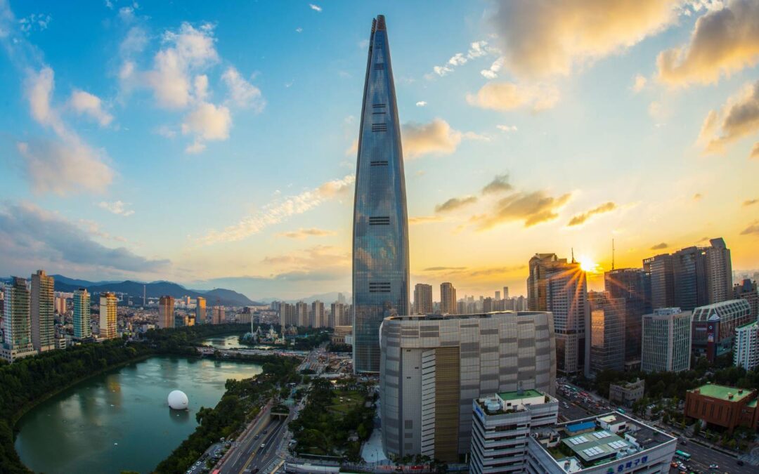 fotografia skyline seoul