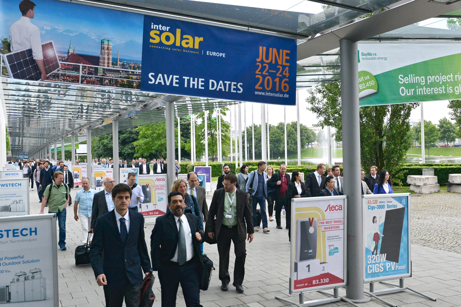 Empresas extremeñas de la industria solar asisten a la feria Intersolar Europe 2016