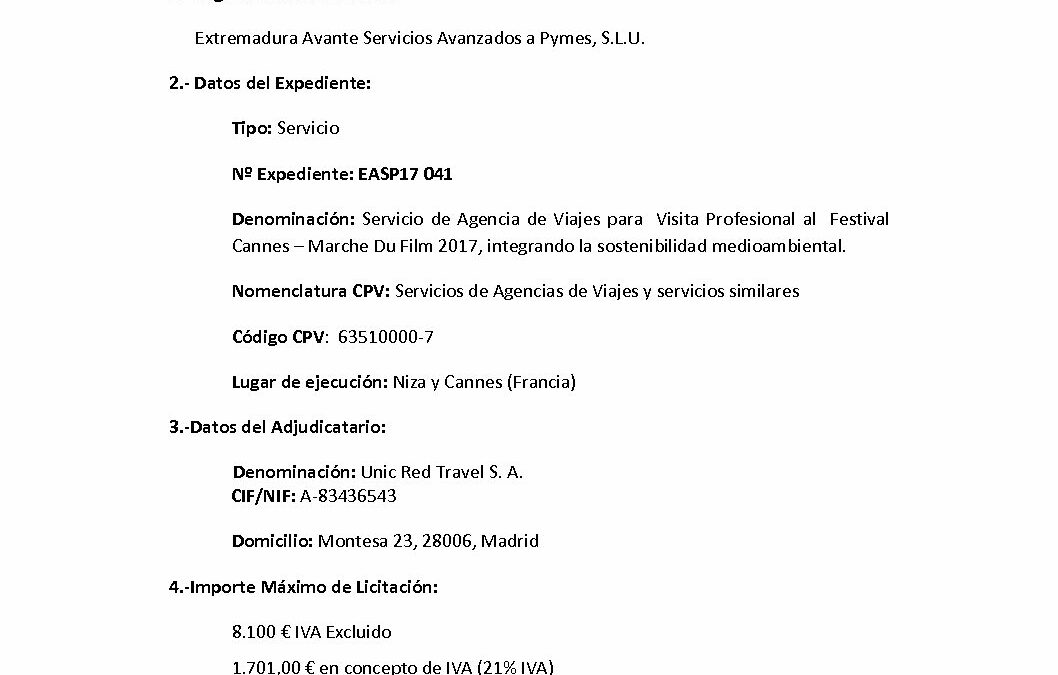 EASP17 041 Anuncio Adjudicacion