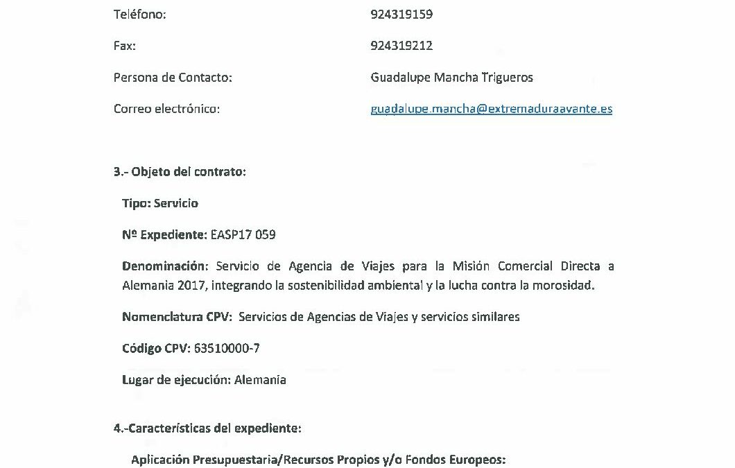 EASP17 059 ANUNCIO DE LICITACIÓN