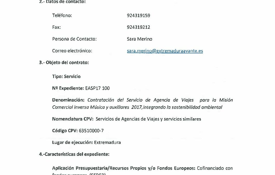 EASP17 100 Anuncio de Licitación