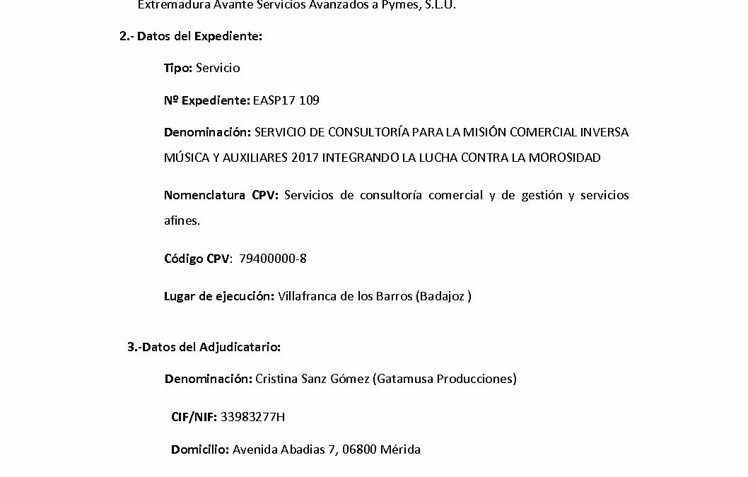 EASP17 109 Anuncio Adjudicacion