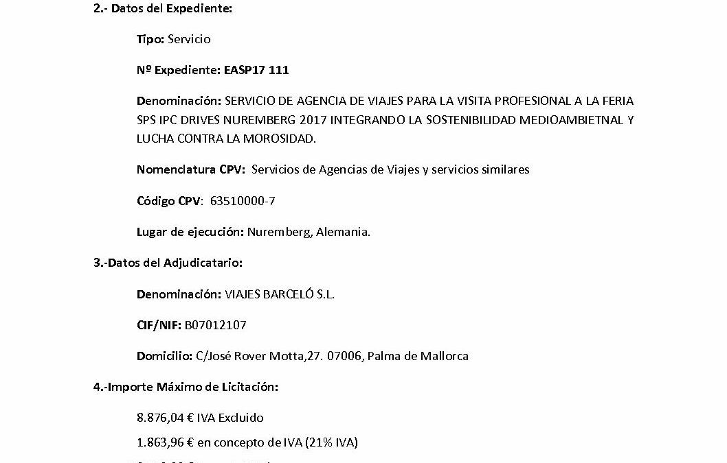 EASP17 111 Anuncio Adjudicacion