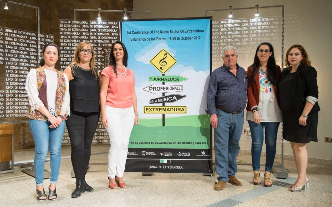 Las I Jornadas Profesionales de la Música de Extremadura se celebrarán en Villafranca de los Barros, del 18 al 20 de octubre, y cuentan con medio centenar de inscritos