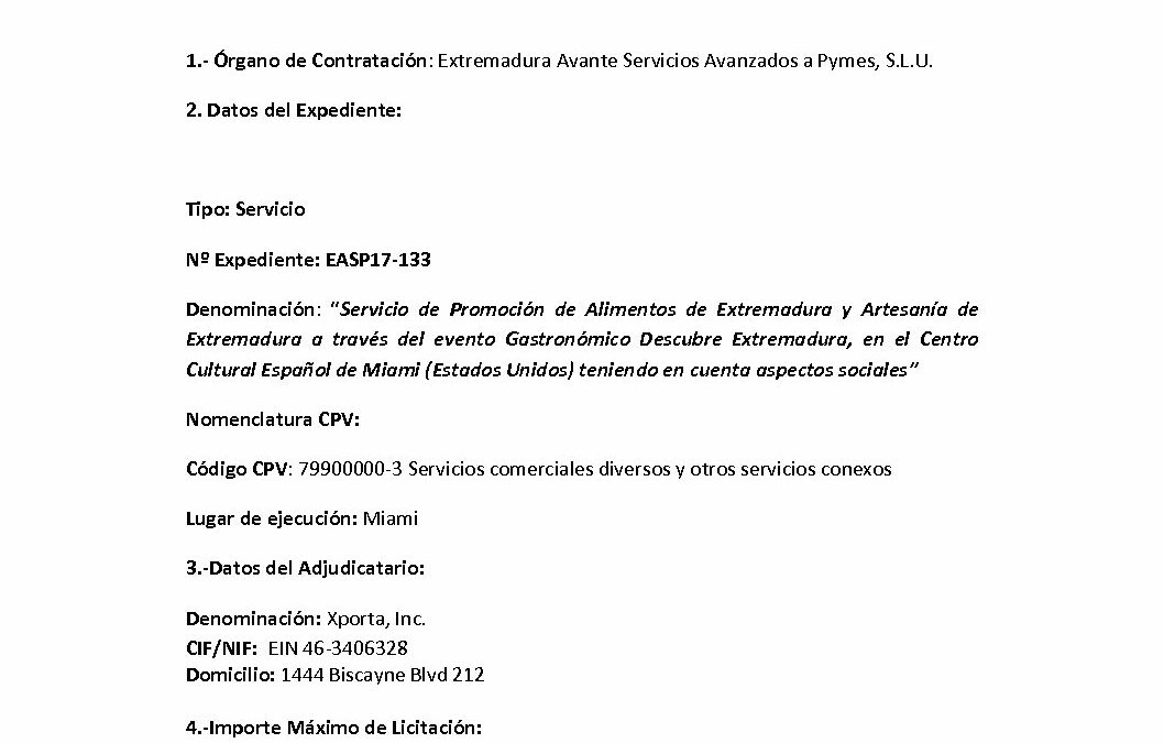 EASP17 133 Anuncio Adjudicacion