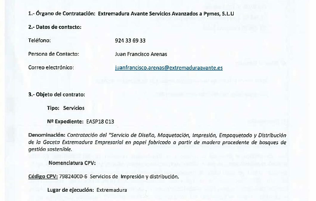 EASP18 013 AnuncioLicitacion