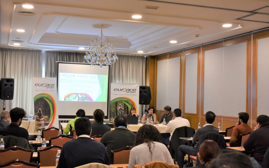 Empresas extremeñas y portuguesas del sector del deporte, el ocio y el tiempo libre participan en la jornada de networking de Euroace Sport