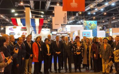 Begoña García visita a las empresas extremeñas del sector agroalimentario presentes en el Salón Gourmets 2019 de Madrid