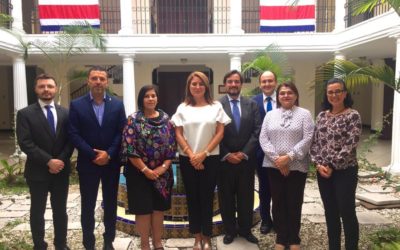 Extremadura afianza sus relaciones comerciales e institucionales con Costa Rica