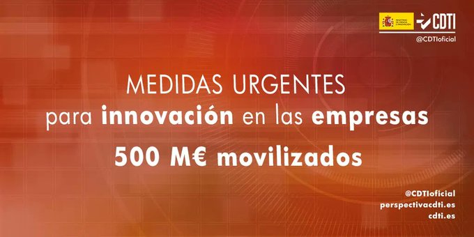 MEDIDAS URGENTES PARA INNOVACIÓN EN EMPRESAS