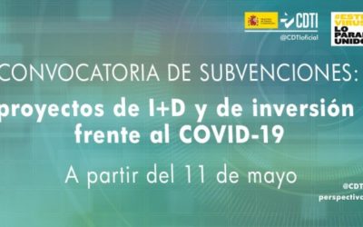 12 M€ PARA PROYECTOS DE I+D FRENTE AL COVID-19