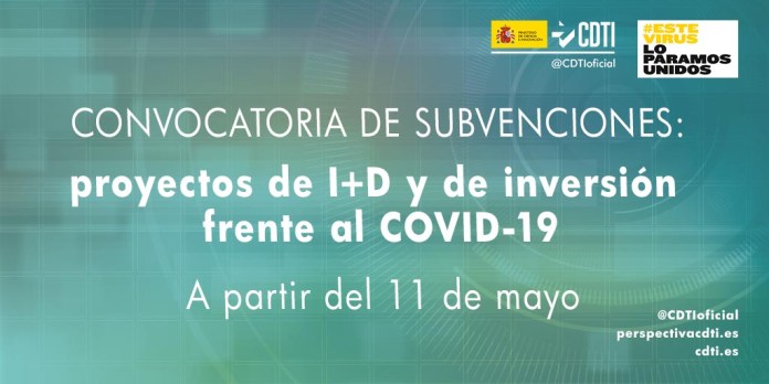 12 M€ PARA PROYECTOS DE I+D FRENTE AL COVID-19