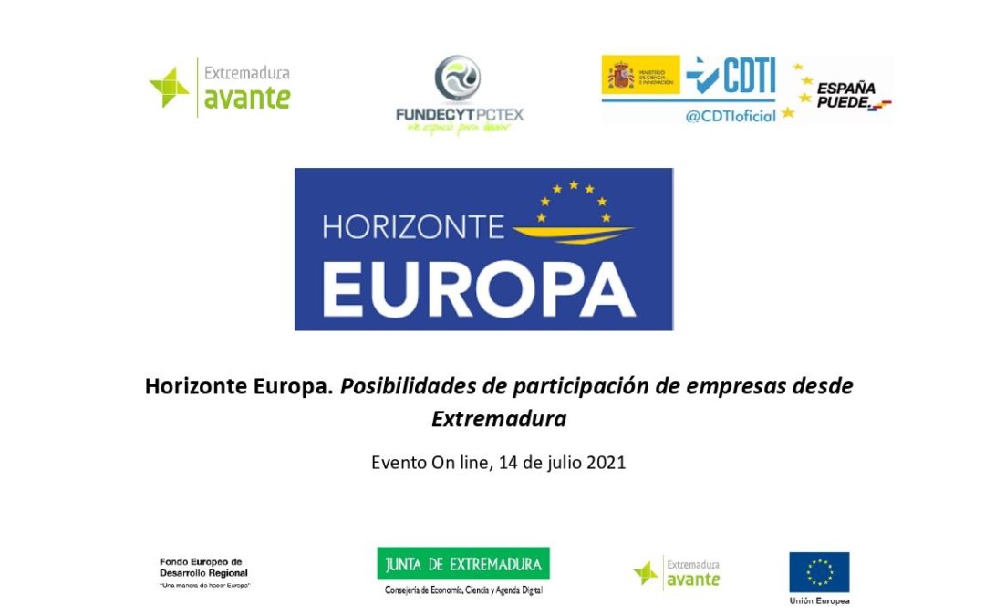 Sesiones on-line Horizonte Europa, EIC y Taller Práctico de Propuestas