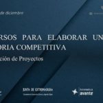 Recursos para elaborar una Memoria Competitiva. Presentación de proyectos