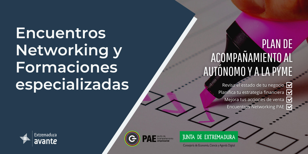 La Red de Puntos de Acompañamiento Empresarial continúa en 2022 con encuentros networking y formaciones especializadas para autónomos y pyme