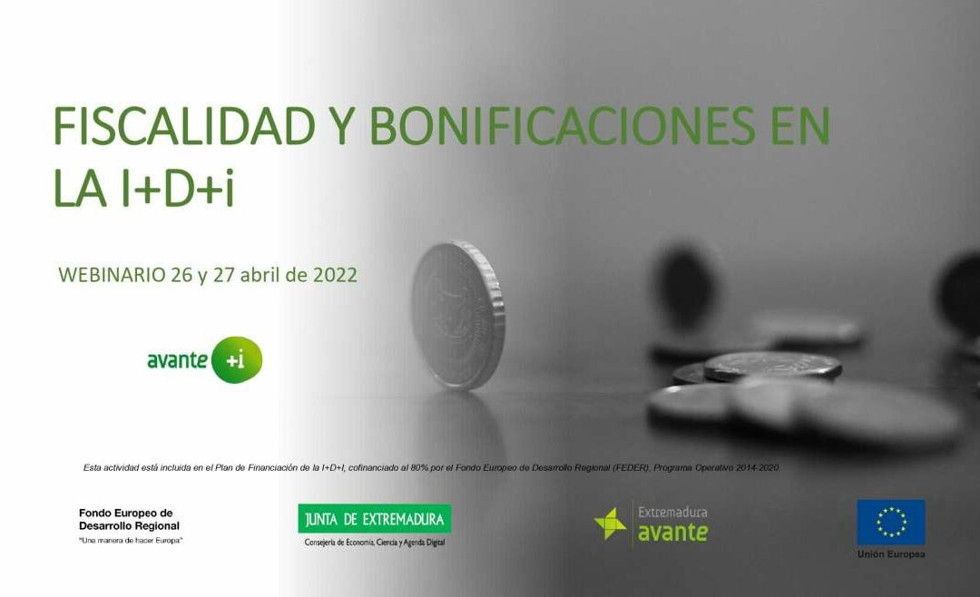 Avante celebra dos webinarios para estimular la actividad económica en el marco de la innovación y la financiación de la I+D+i