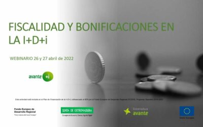 Avante celebra dos webinarios para estimular la actividad económica en el marco de la innovación y la financiación de la I+D+i