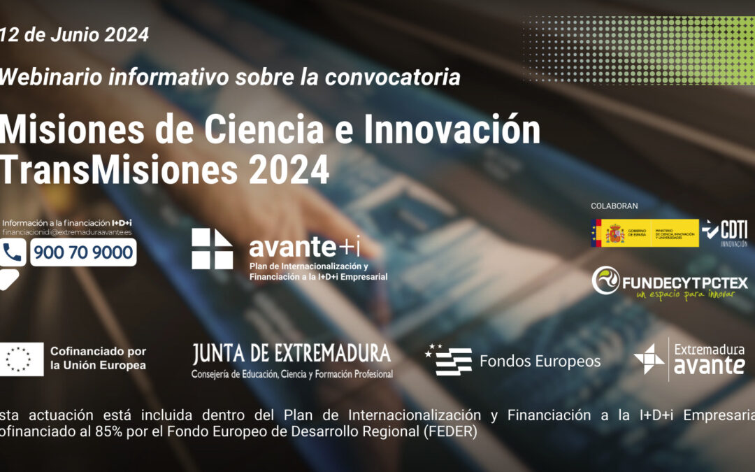 Webinario Misiones de Ciencia e Innovación – Transmisiones 2024