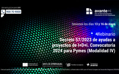 Webinario Decreto 57/2023 de ayudas a proyectos de I+D+i. Convocatoria 2024 para Pymes (Modalidad IV)