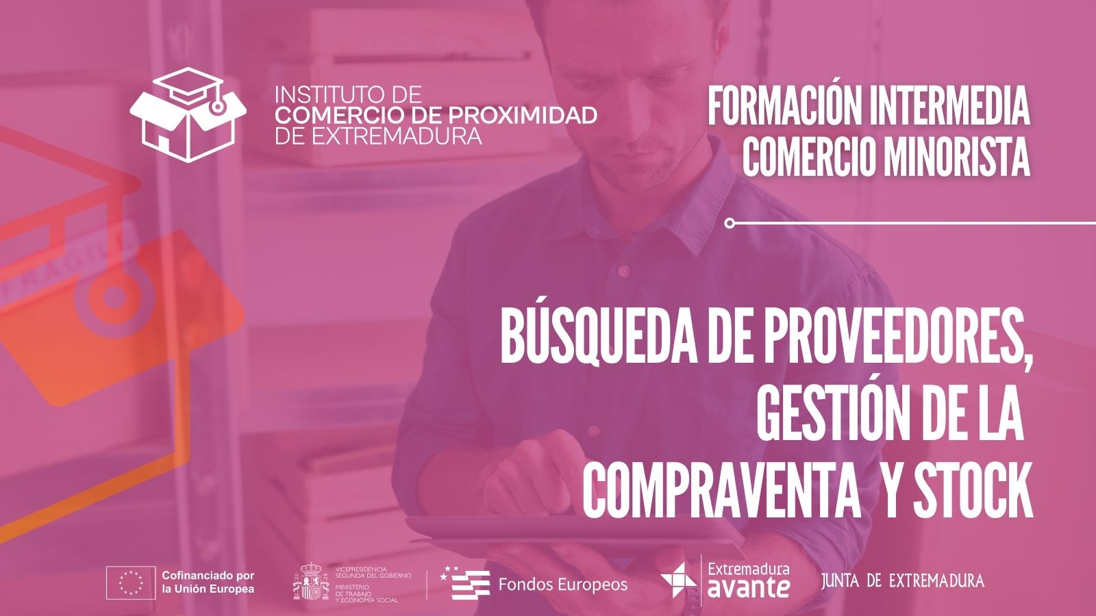 Búsqueda de proveedores, gestión de la compraventa y stock