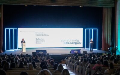 Guillermo Santamaría destaca el compromiso de Extremadura con el emprendimiento y el liderazgo femenino, en la inauguración del II Foro Conectando Liderazgos