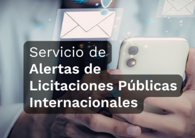 Servicio de Alertas de Licitaciones Públicas Internacionales