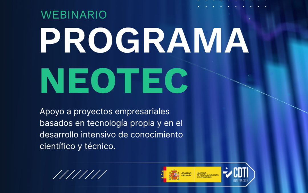 Programa Neotec. Convocatoria 2026.