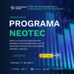 Programa Neotec. Convocatoria 2026.