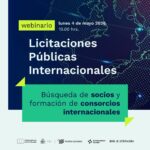 Webinario. Licitación Pública Internacional: Búsqueda de socios y formación de consorcios internacionales
